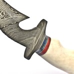 The Nightvein // Clip Point // White Camel Bone