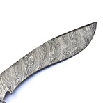 The Black Veil // Drop Point // Brown Colored Camel Bone