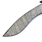 The Black Veil // Drop Point // Brown Colored Camel Bone