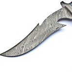 The Nightvein // Clip Point // White Camel Bone