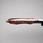 The Bushline // Tanto // Red Acrylic Epoxy Resin