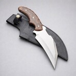 The Path Breaker // Drop Point // Brown Acrylic Epoxy Resin