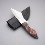 The Bushline // Tanto // Red Acrylic Epoxy Resin