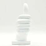 Adam & Friends Thumbs Up Sculpture // White