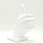 Adam & Friends Thumbs Up Sculpture // White