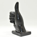 Adam & Friends Thumbs Up Sculpture // Black