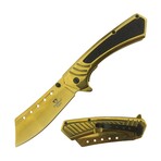 Spring Assisted Knife // SE-5263 // G10 (Gold)