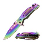 Spring Assisted Knife // SE-5261 (Blue)