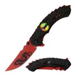 Spring Assisted Knife // SE-5257 // Eye-Dragon (Yellow)