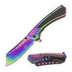 Spring Assisted Knife // SE-5263 // G10 (Gold)