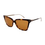 Men's // Ferragamo SF2036S 242 Square Sunglasses // Havana + Brown