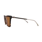 Men's // Ferragamo SF2036S 242 Square Sunglasses // Havana + Brown