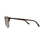 Men's // Ferragamo SF307S 302 Square Sunglasses // Green Havana + Green