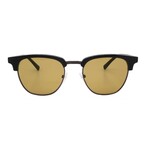 Men's // Ferragamo SF307S 302 Square Sunglasses // Green Havana + Green