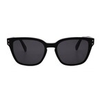 Men's // Ferragamo SF1040S 001 Square Sunglasses // Black + Grey