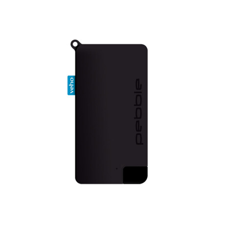 Veho Pebble Pokket 1000mAh Micro Size Keyring Power Bank (Black)