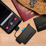 Veho Pebble Pokket 1000mAh Micro Size Keyring Power Bank (Black)