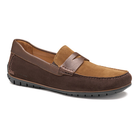 Cort 2.0 Suede & Leather Penny Loafer // Brown (8)