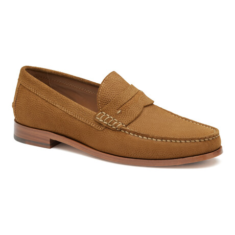English Suede Baldwin Penny Loafer // Snuff (8)