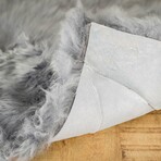 Natural New Zealand Sheepskin Chair Pad // 2-Pack // 17"x17" (Black)