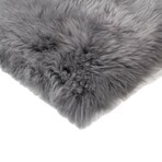 Natural New Zealand Sheepskin Chair Pad // 2-Pack // 17"x17" (Black)