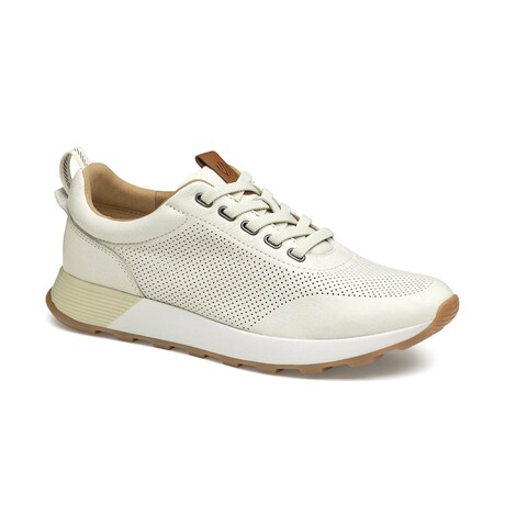 Kinnon Perfed Jogger // White (8)