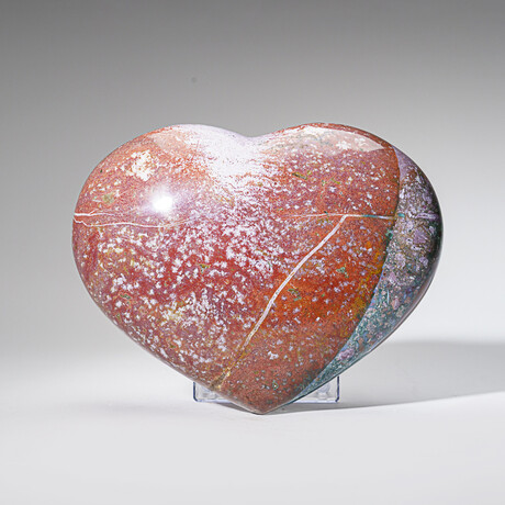 Genuine Polished Ocean Jasper Heart // 8.6 lbs