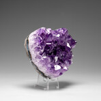 Genuine Amethyst Crystal Cluster Heart from Uruguay // 242.6 g