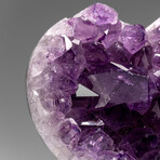 Genuine Amethyst Crystal Cluster Heart from Uruguay // 337.3 g
