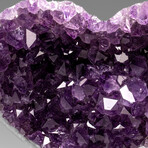 Genuine Amethyst Crystal Cluster Heart from Uruguay // 265 g