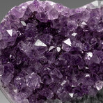 Genuine Amethyst Crystal Cluster Heart from Uruguay // 242.7 g // v.1