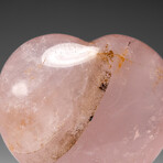 Genuine Polished Rose Quartz Heart from Brazil // 349.2 g