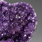 Genuine Amethyst Crystal Cluster Heart from Uruguay // 232.6 g
