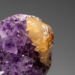 Genuine Amethyst Crystal Cluster Heart from Uruguay // 453.2 g