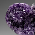Genuine Amethyst Crystal Cluster Heart from Uruguay // 343 g