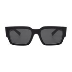 Mens // Prada PR B17S 16K08Z Square Sunglasses // Black + Dark Grey