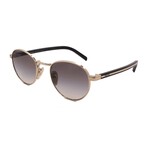 Unisex // Prada PRB52S ZVN02C Round Sunglasses //  Gold + Grey Gradient
