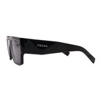 Mens // Prada PR B17S 16K08Z Square Sunglasses // Black + Dark Grey