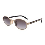 Unisex // Prada PRB53S ZVN02C Round Sunglasses // Gold + Grey Gradient