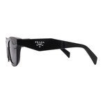 Mens's // Prada PRC06SF 16K70B Square Sunglasses //  Black + Dark Grey