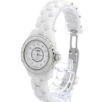 Chanel Ladies J12 Diamond Quartz // CH-H2570 // Pre-Owned