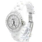 Chanel Ladies J12 Diamond Quartz // CH-H1628 // Pre-Owned