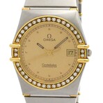 Omega Constellation Diamond Quartz // O4980876 // Pre-Owned