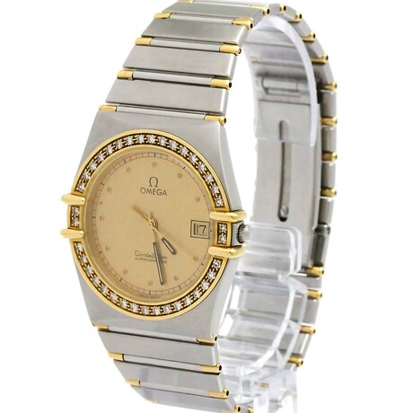 Omega Constellation Diamond Quartz // O4980876 // Pre-Owned