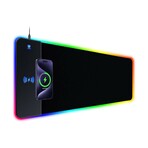 RGB Gaming Mouse Pad With15W Wireless Charging