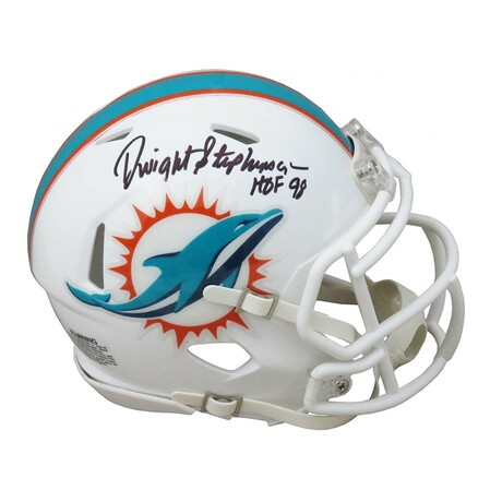 Dwight Stephenson // MIA Dolphins // Signed Riddell Speed Mini