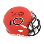 Lance Briggs // CHI Bears // Signed 2022 Alt. Orange Riddell Speed Mini