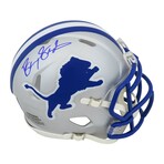 Barry Sanders // DET Lions // Signed Throwback Riddell Speed Mini