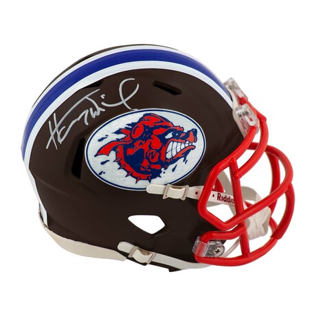 Henry Winkler // The Waterboy // Signed Mud Dogs Brown Custom Mini