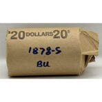 1878 S Morgan Dollar Brilliant Uncirculated Solid Date Roll